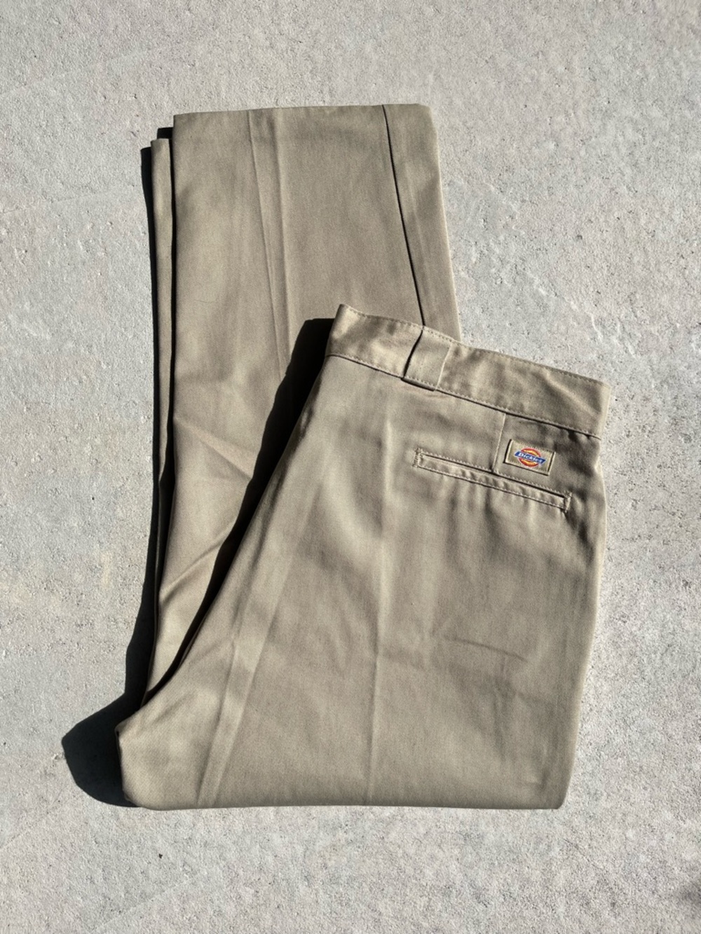 Dickies Tan Straight-Leg Chinos